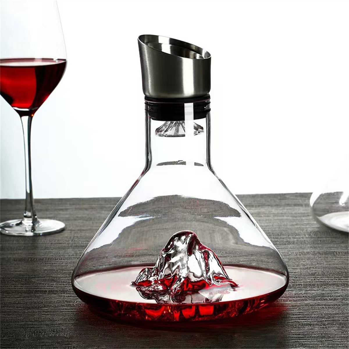 Dreamy Mountain Premium Crystal Wine Decanter