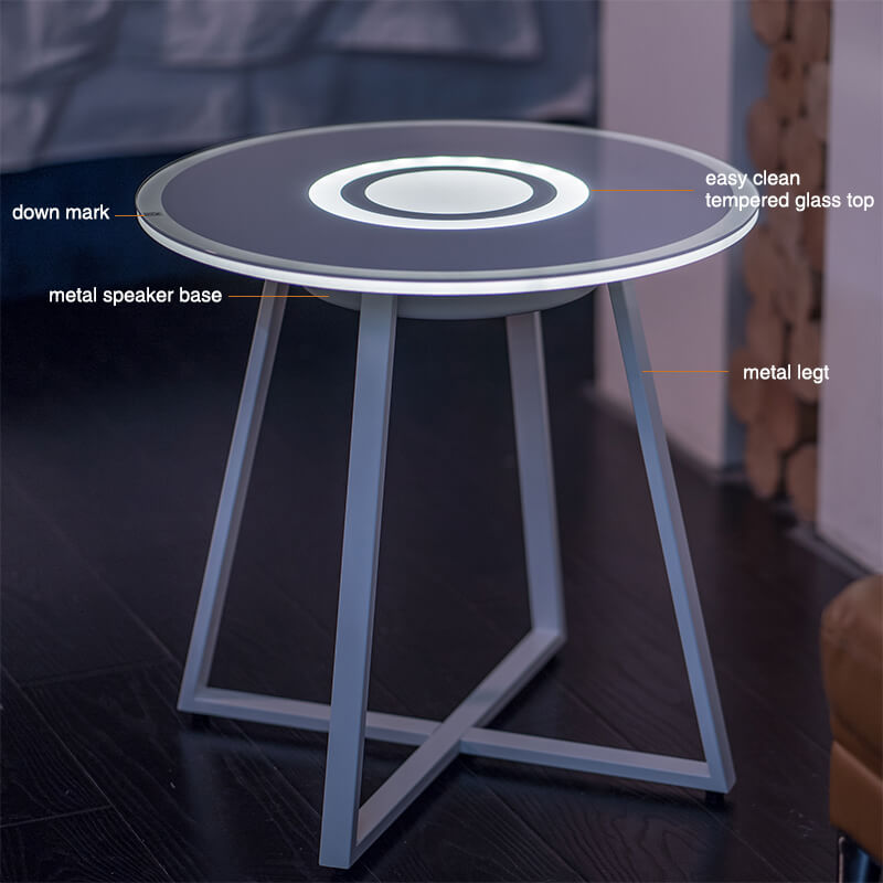 Elegant Smart Bluetooth Control Coffee Table