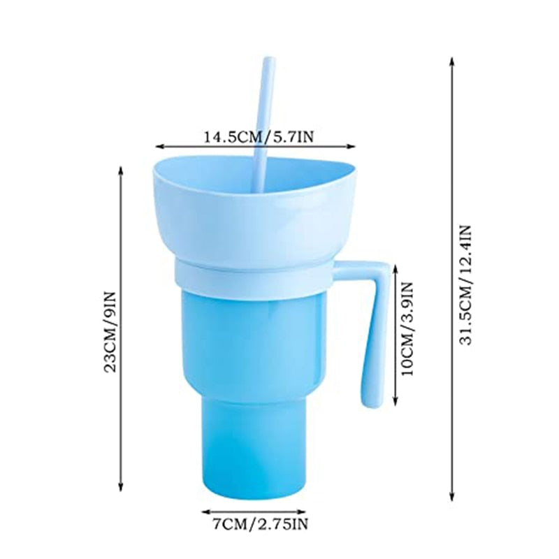 2in1 Snack Holder Drink Cup - UTILITY5STORE