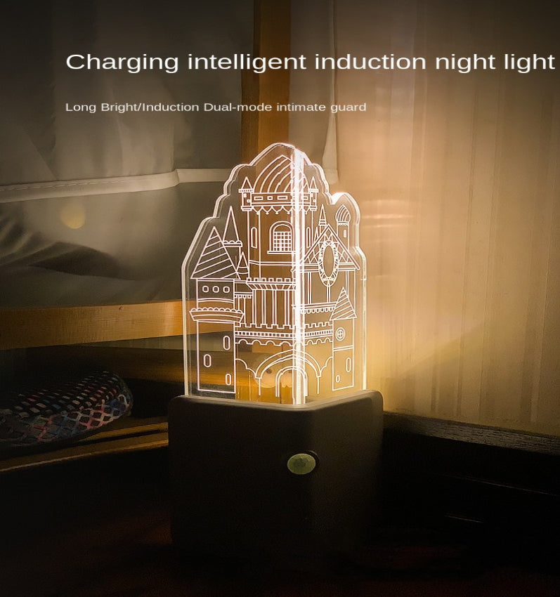 3D LED Rechargeable Wall Night Lamp - UTILITY5STORE