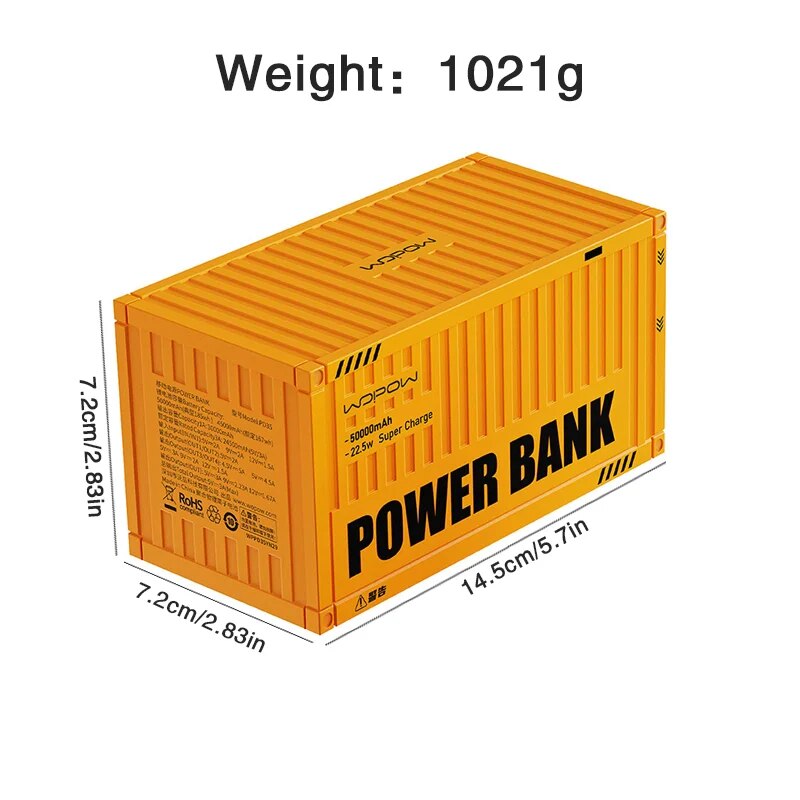 Mega Charge Container-Style Power Bank