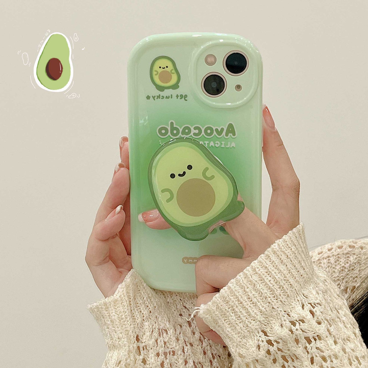 Yummy Avocado iPhone Holder Case