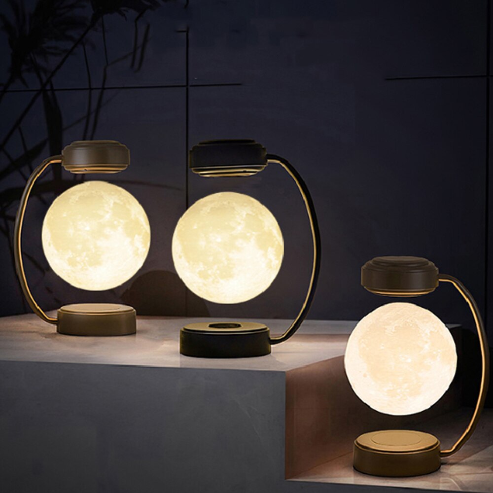 3D Magnetic Levitating Moon Night Lamp - UTILITY5STORE