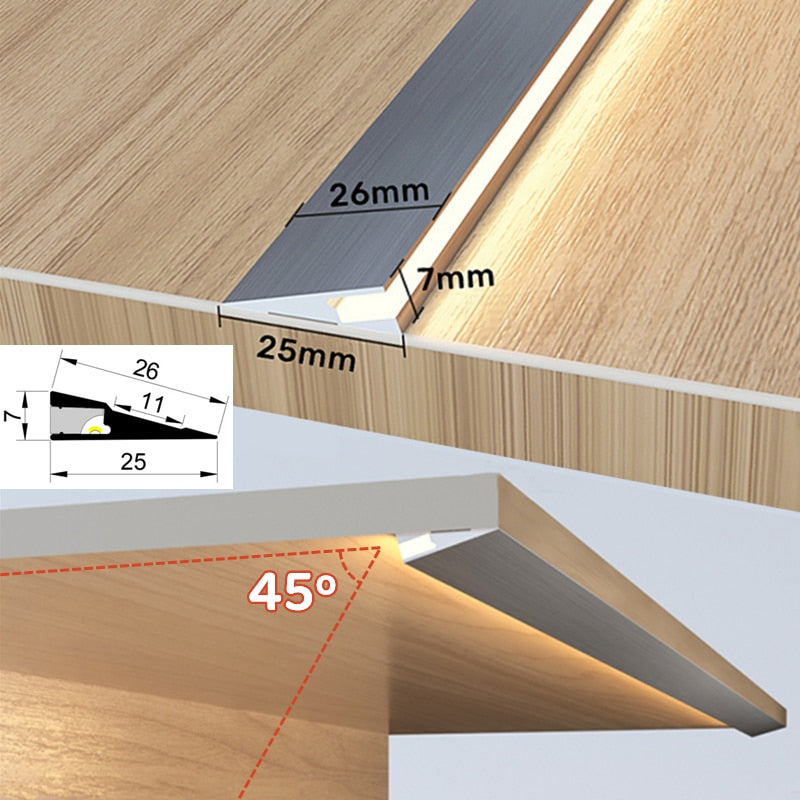 Invisible Surface Aluminum Thin Light Panel