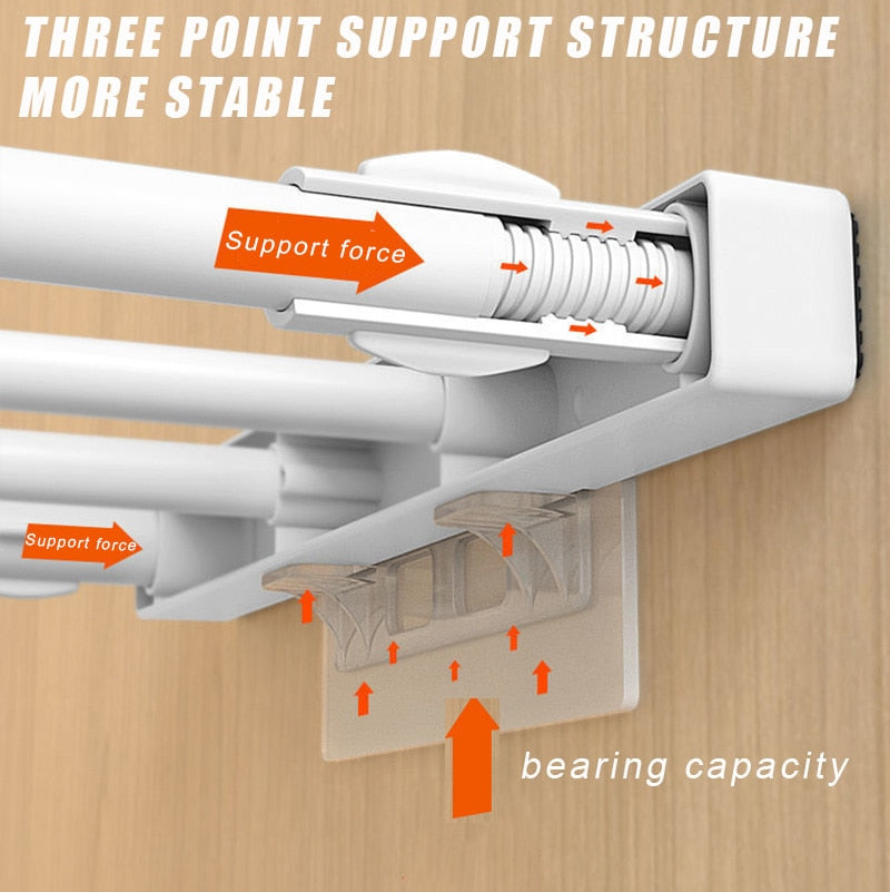 Self-Adhesive Closet Wizard Shelf Support Bracket