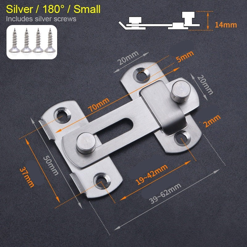 Sliding Simple Cabinet Closet Lock