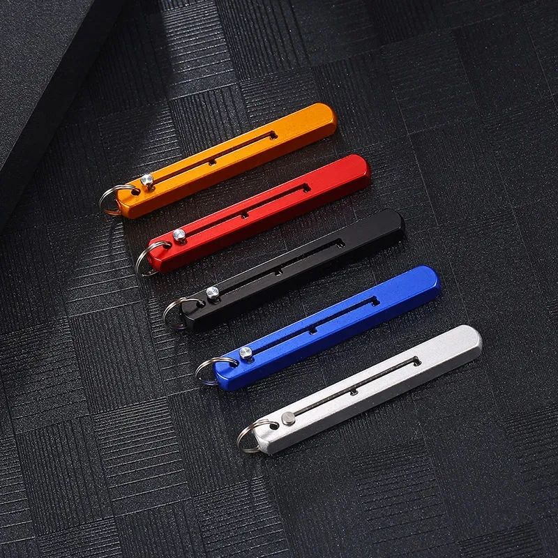 Compact Titanium Outdoor Defense Tool Keychain