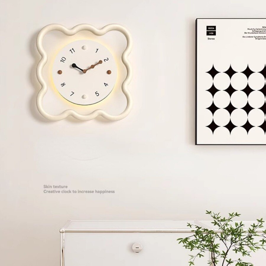 Sleepy Cloud Silent Wall Clock