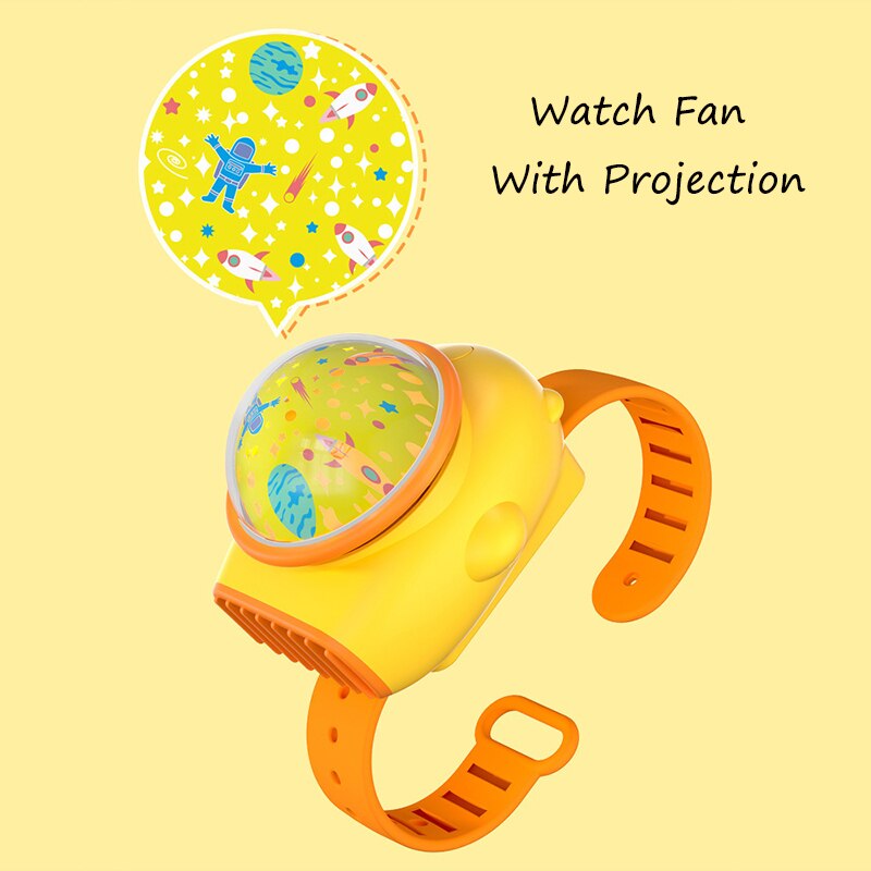 Creative Fan Projector Bracelet