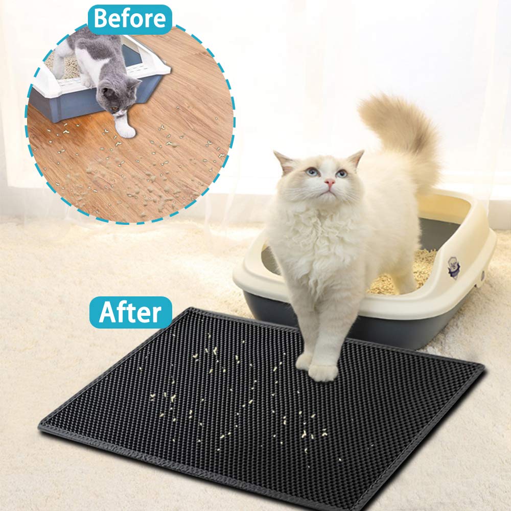 Double Layer Waterproof Cat Litter Mat - Happy2Cats