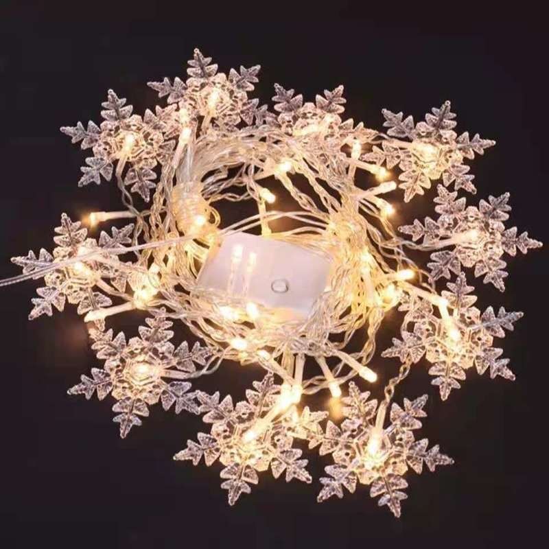 LED Fairy Snowflake Lights