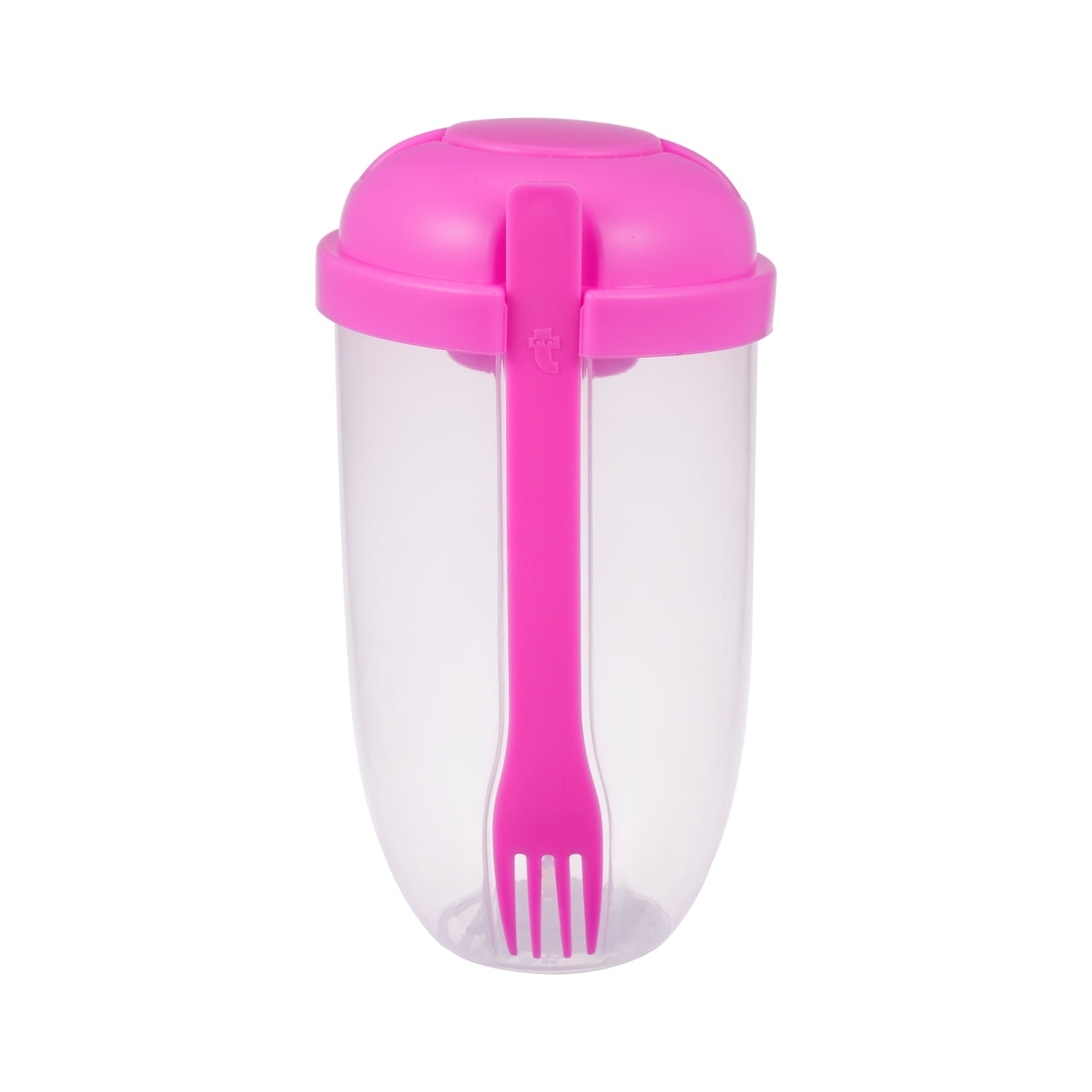 Portable Built-in Fork Mini Salad Cup