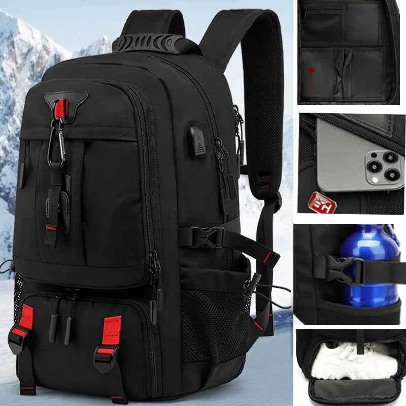 Multi-Utility USB Outdoor Large Capacity Backpack