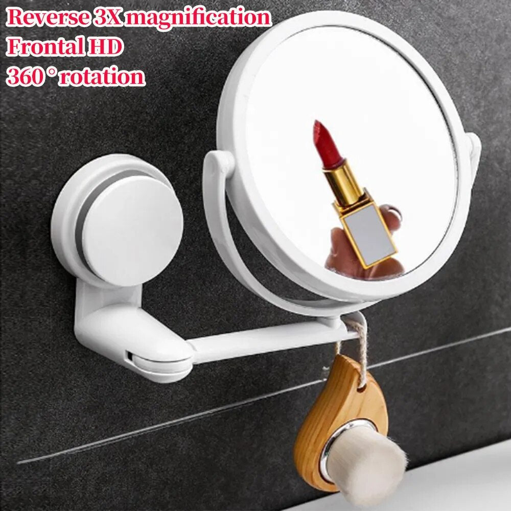 All-Angle Elegance 3X Magnification Wall Mirror