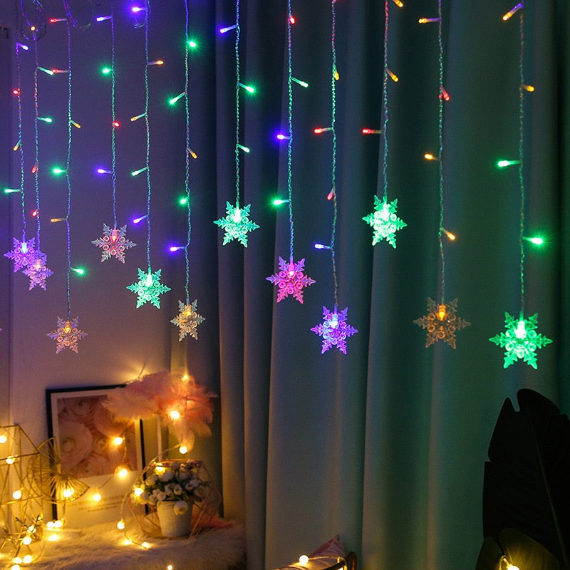 LED Fairy Snowflake Lights