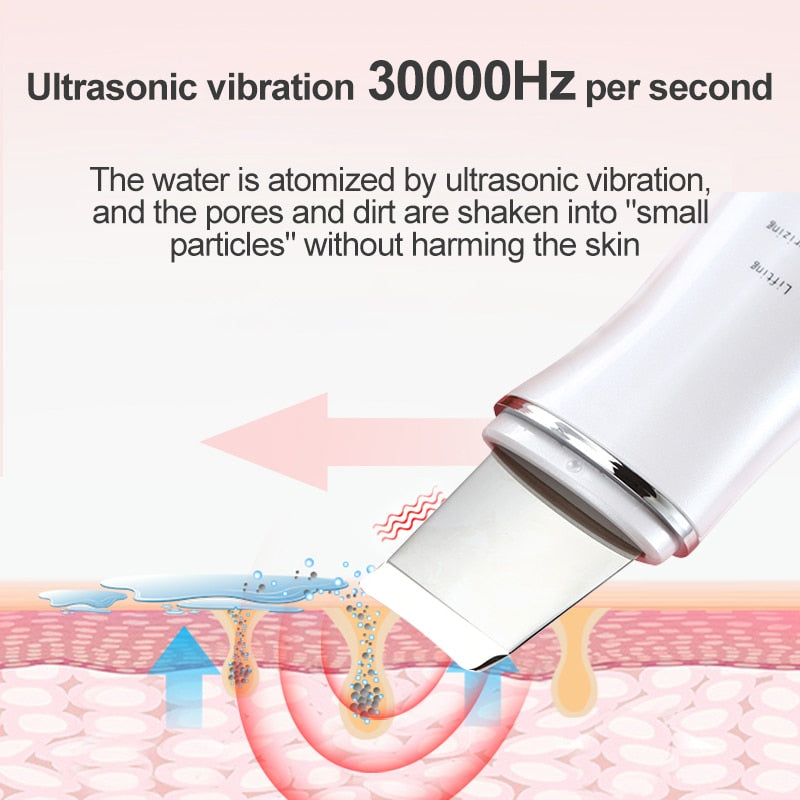 Ultrasonic Skin Peeling Facial Massager