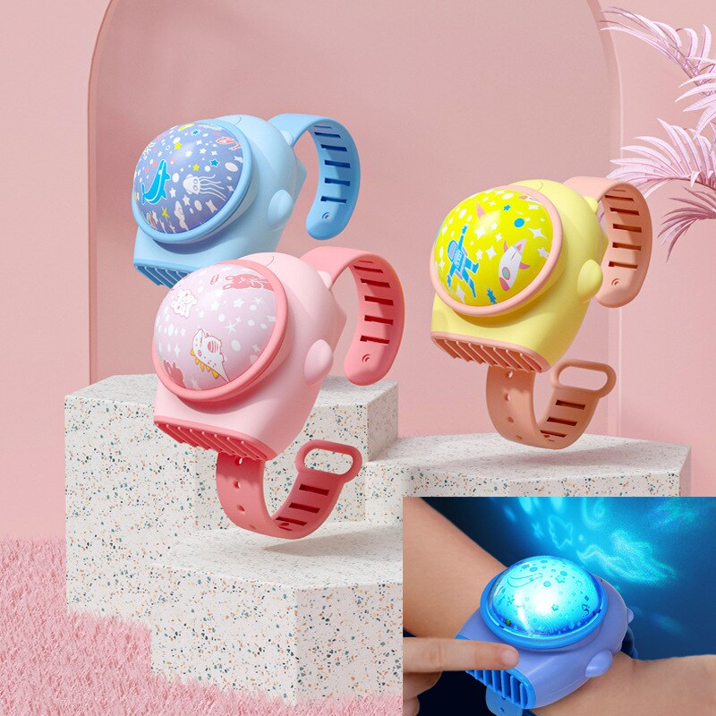 Creative Fan Projector Bracelet