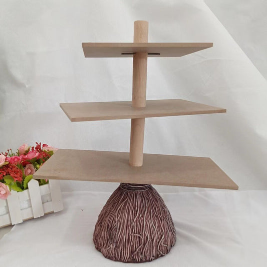 3-Tiered Witch Broom Shape Stand - UTILITY5STORE