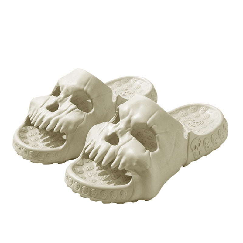 Skeleton Skull Thick Sole Slippers