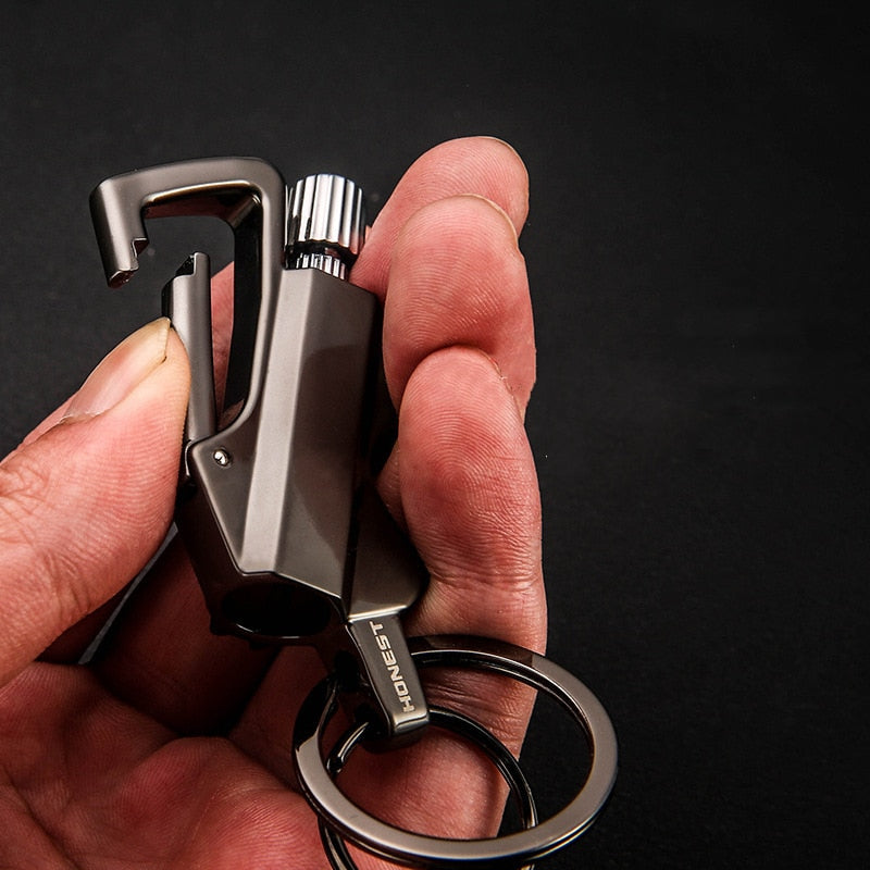 Outdoor Windproof Lighter Match Keychain - UTILITY5STORE