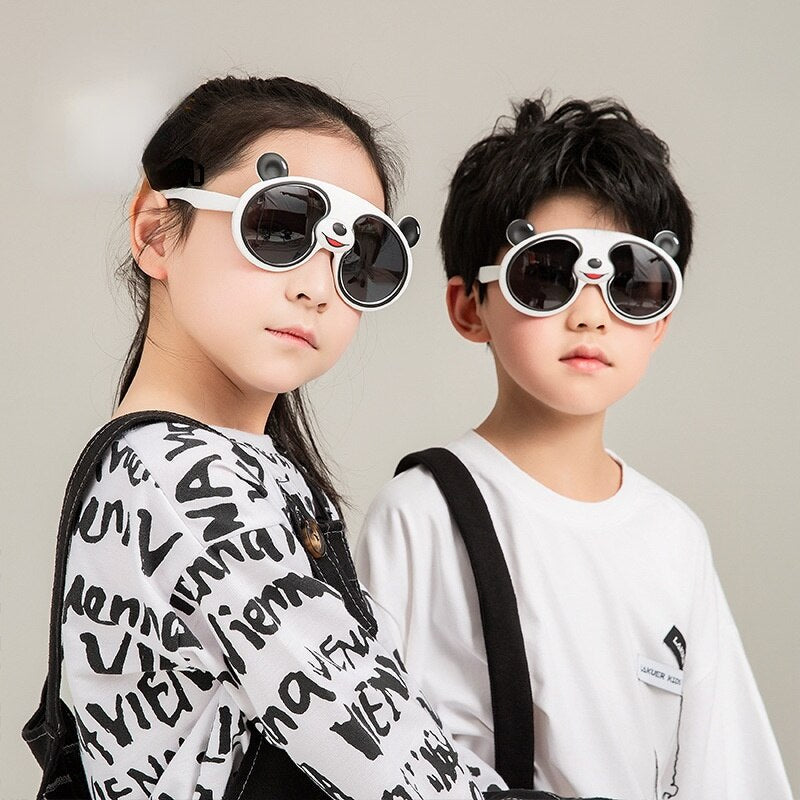 Cute Panda Soft Bracket Kids Sunglasses