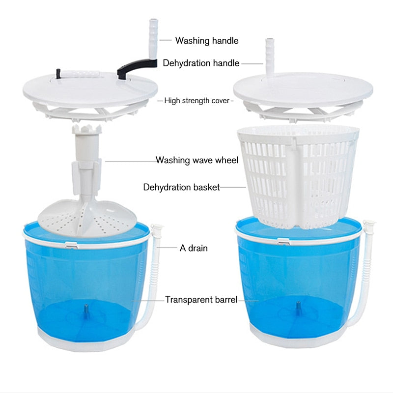 Easy Clean Manual Portable Washing Machine