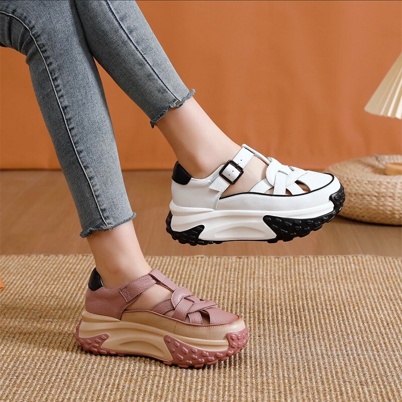 Thick Sole Comfy Steps Sandals