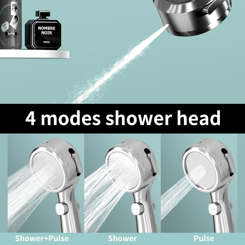 Temperature Display High Pressure Shower Head - UTILITY5STORE