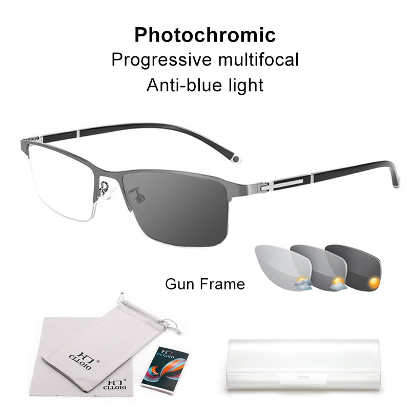 Progressive Multifocal  Anti-Blue Light Glasses