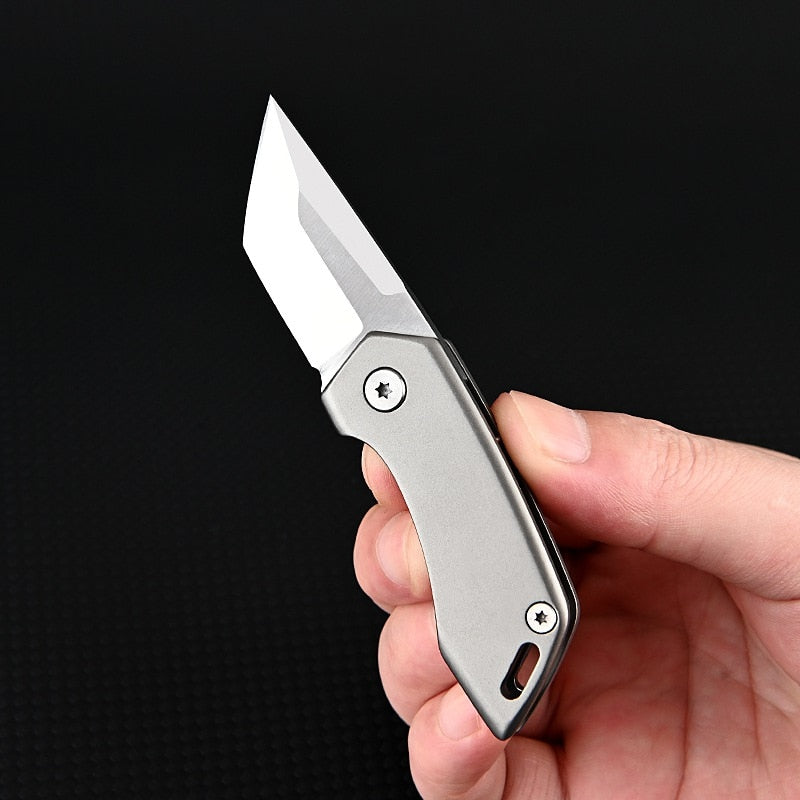 Titanium Alloy Pocket Keychain Knife
