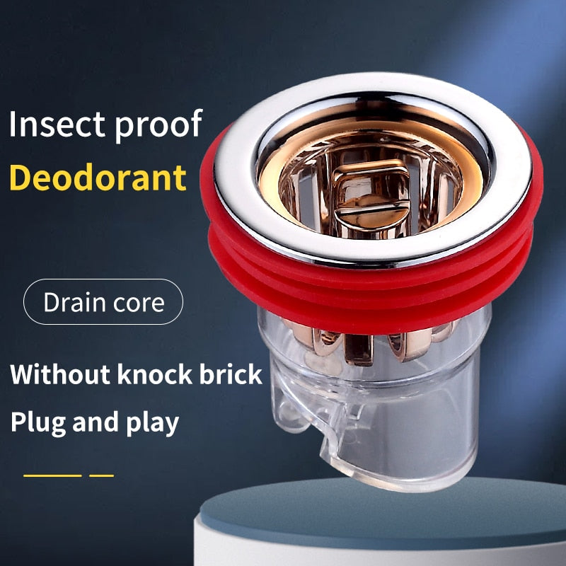 Safe Bathroom Universal Anti Odor Drain Filter Plug - UTILITY5STORE