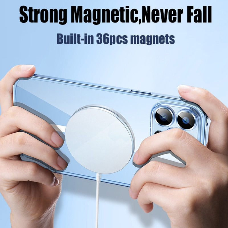 Metal Bumper Aluminum Magnetic Phone Case