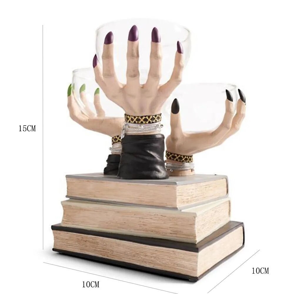 Witch Hand Vintage Resin Party Snack Holder - UTILITY5STORE