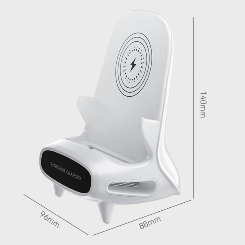 Space Chair Phone Holder Wireless Charging Station