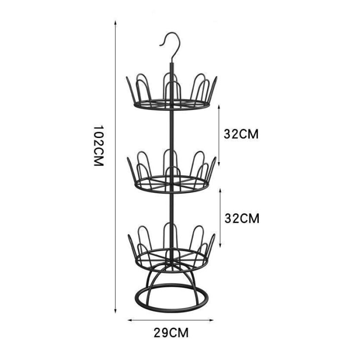 Circular Space Saving Shoe Rack Organizer