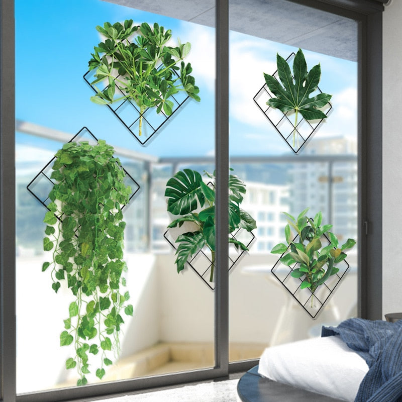 3D Nature Wind Green Plant Wall Sticker - UTILITY5STORE