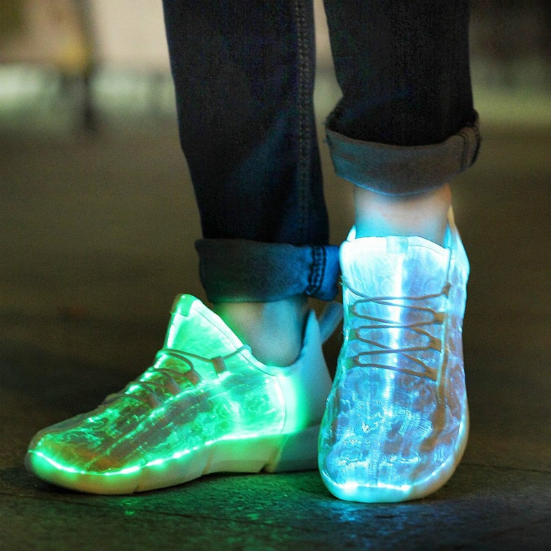 Glowing USB Rechargeable Luminous LED Shoe