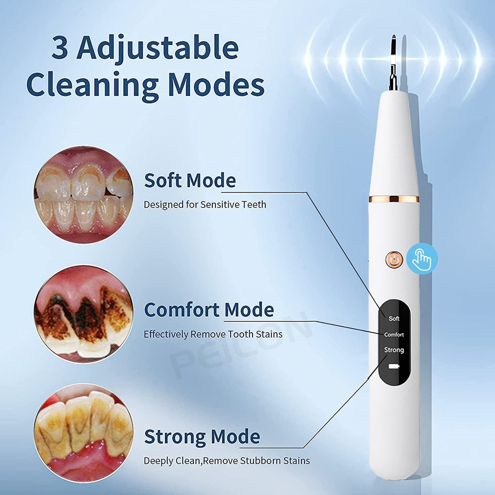 Gentle Touch Rechargeable Ultrasonic Tooth Cleaner Set