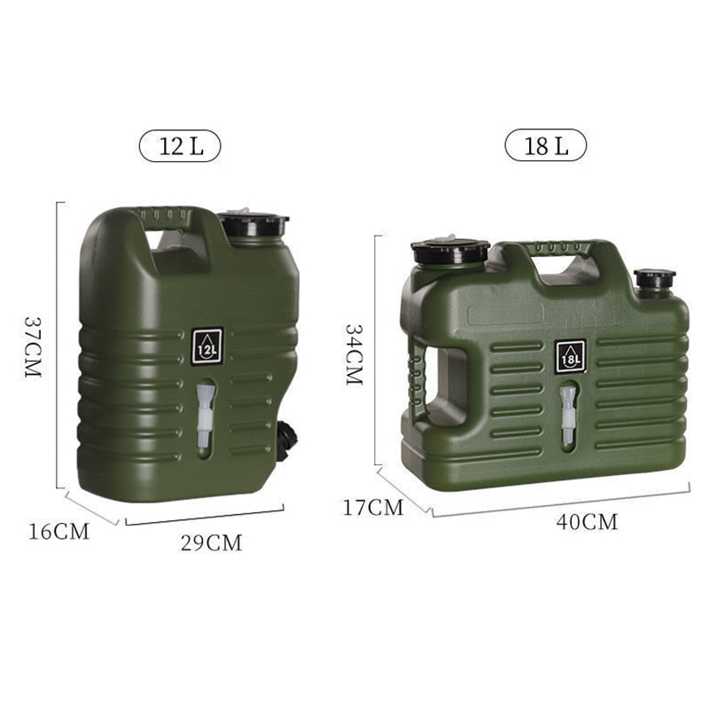 Portable Built-in Tap Camping Water Tank