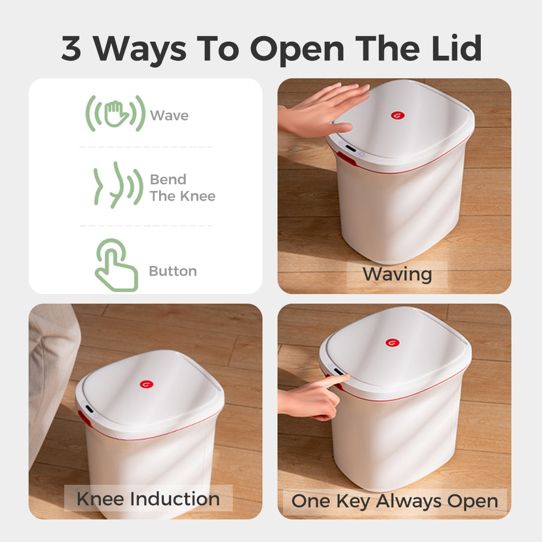 Smart Automatic Bagging Smart Sensor Trash Can