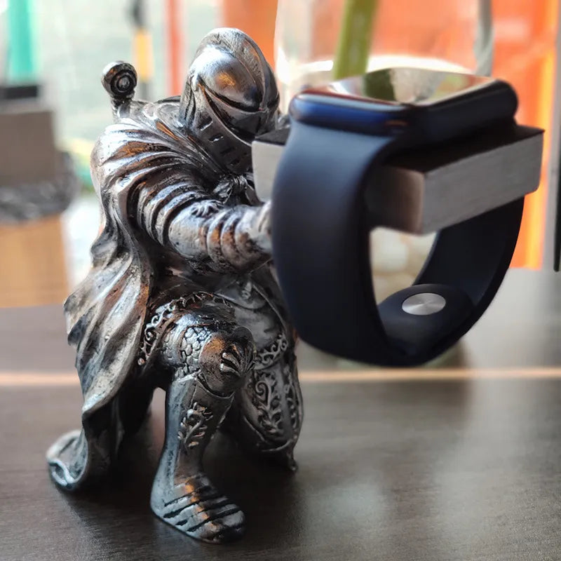 Guardian of Timepiece Medieval Watch Holder