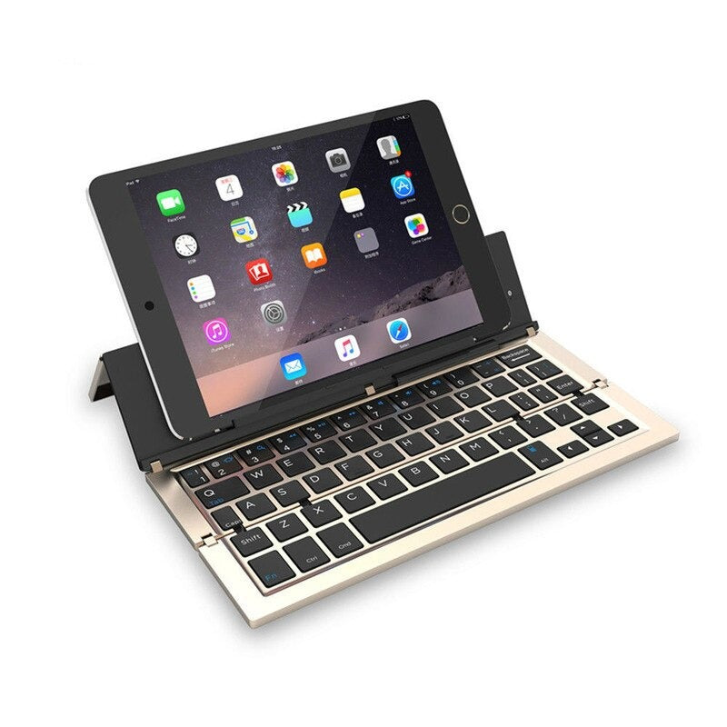 Portable Wireless Foldable Tablet Holder Keyboard