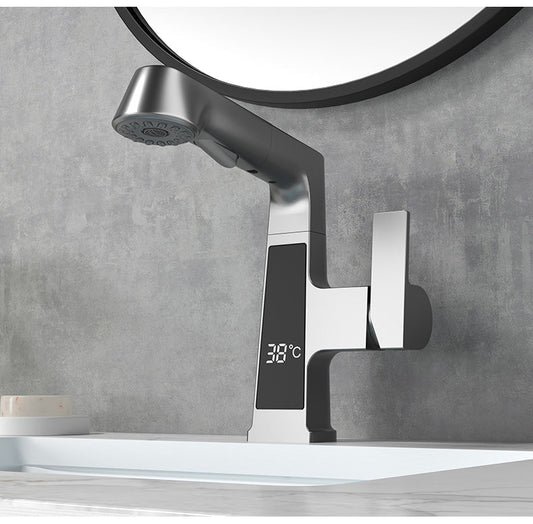 Elegant Temperature Display Smart Faucet