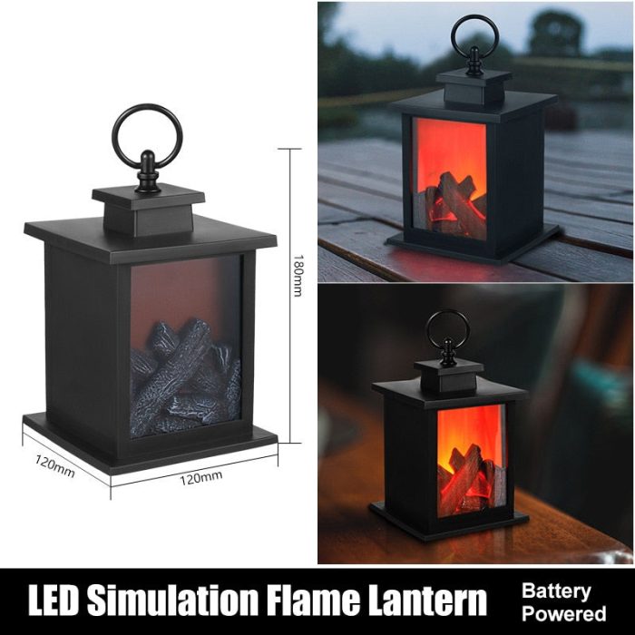 Inferno Portable Fireplace Night Lamp