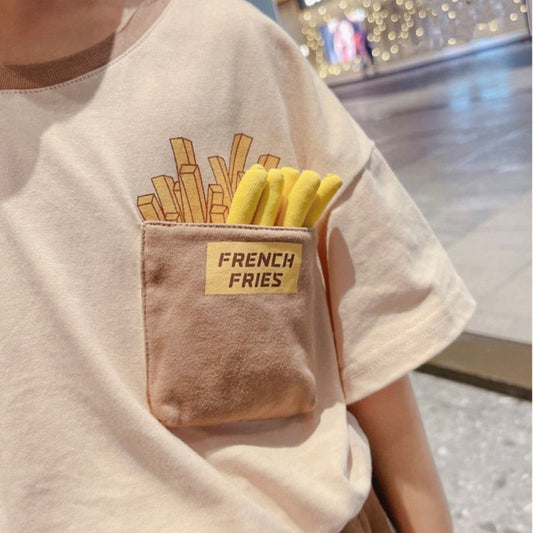 Crispy French Fries Cotton T-Shirt