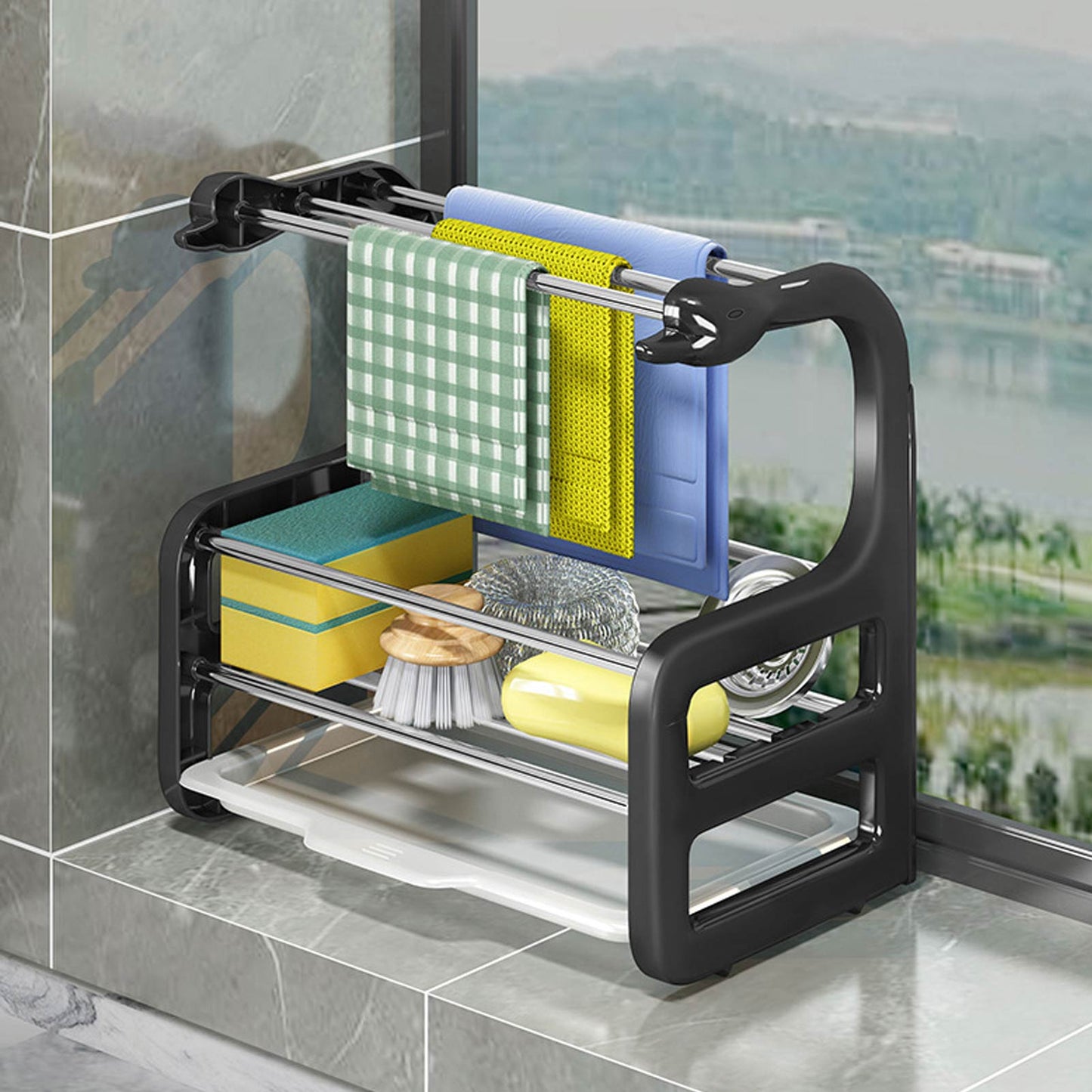 Creative Kitchen Sponge Holder Drain Rack - UTILITY5STORE