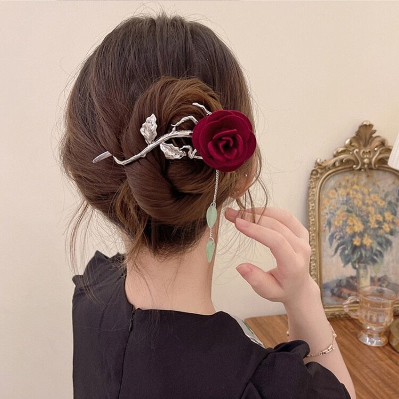 Elegant Rose Retro Hairpin