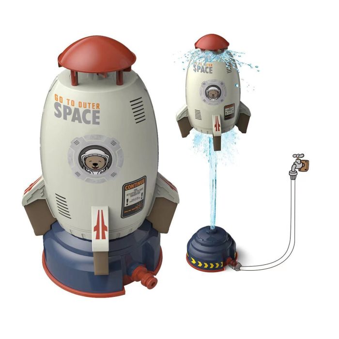 Water Spray Space Rocket Launcher Kids Toy