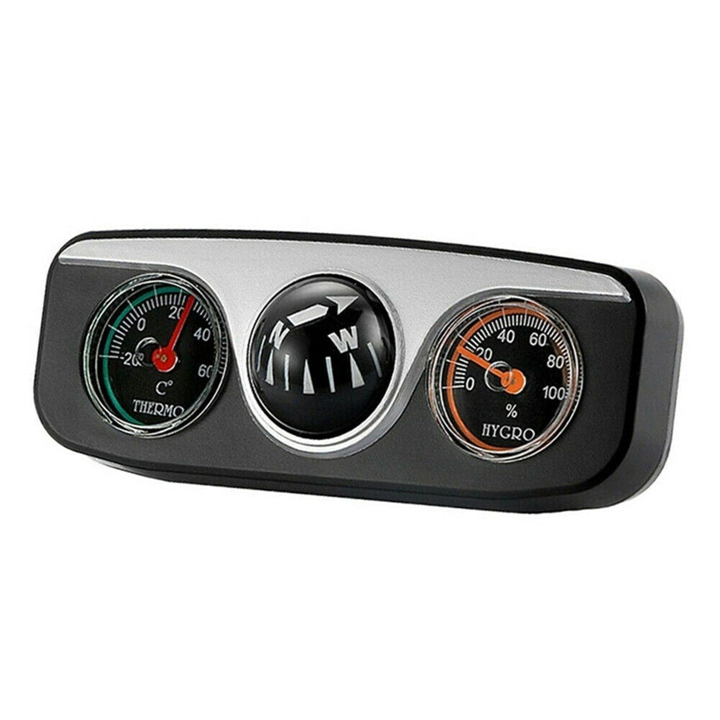 Stylish Retro Car Thermometer Compass