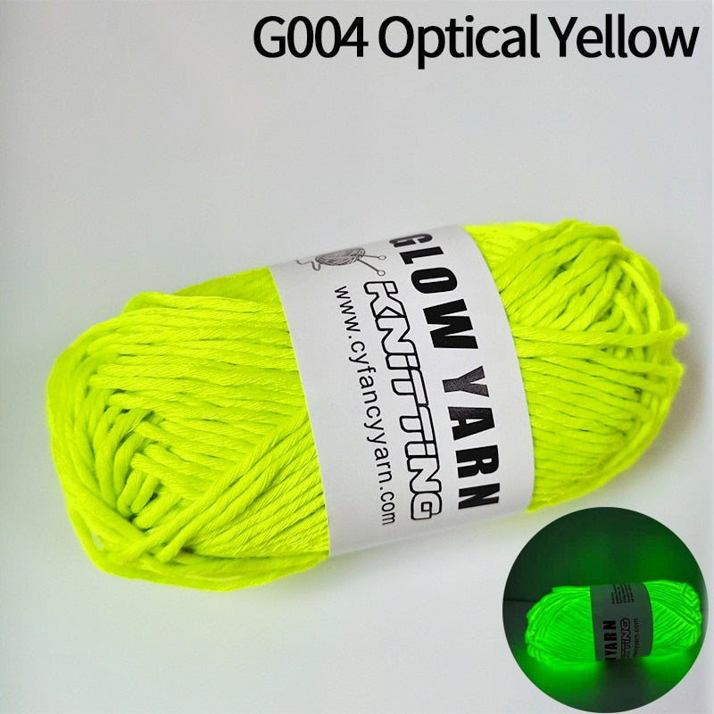 Sparkle Glow Luminous Knitting Yarn